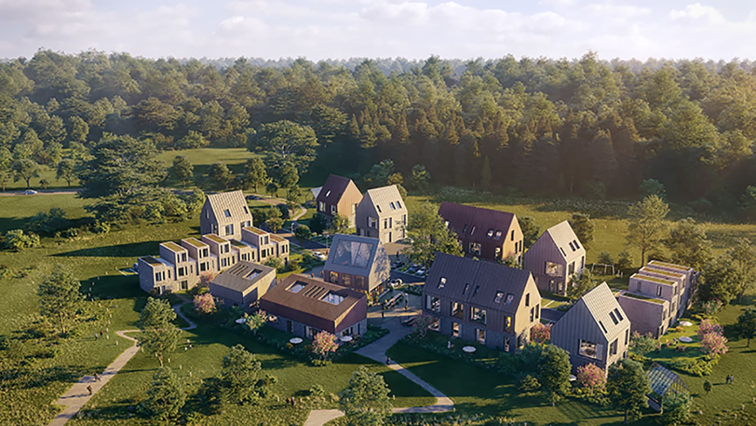 Residential area in Denmark