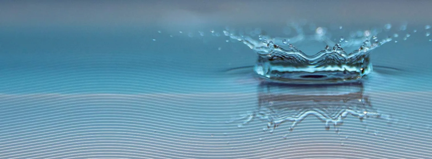 water droplet water purification