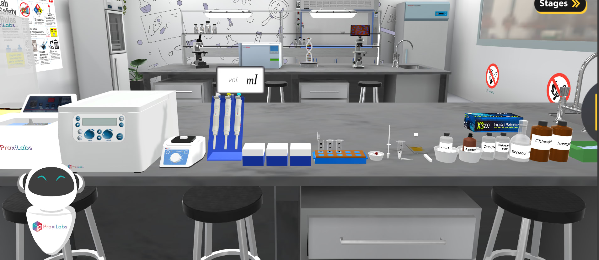 Virtual Lab Interface