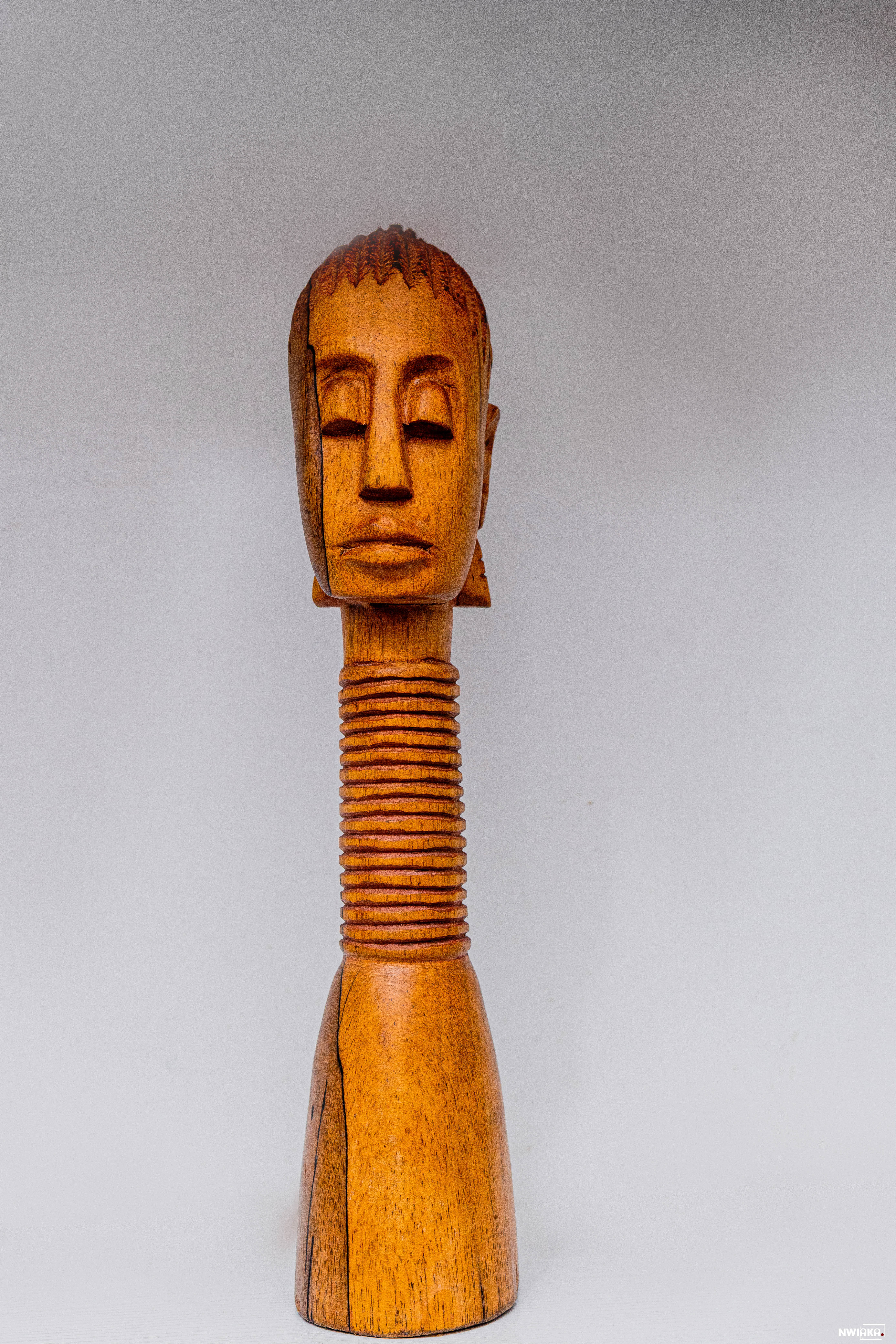 Nchedo braided woman sculpture