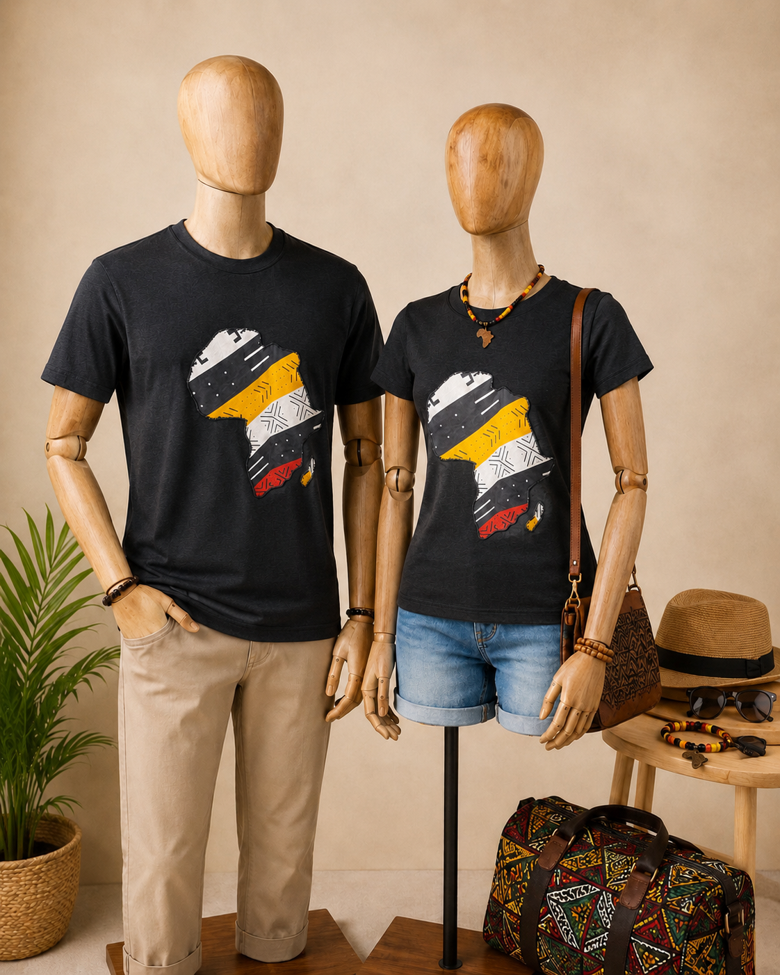 Batik designed Polo T shirts