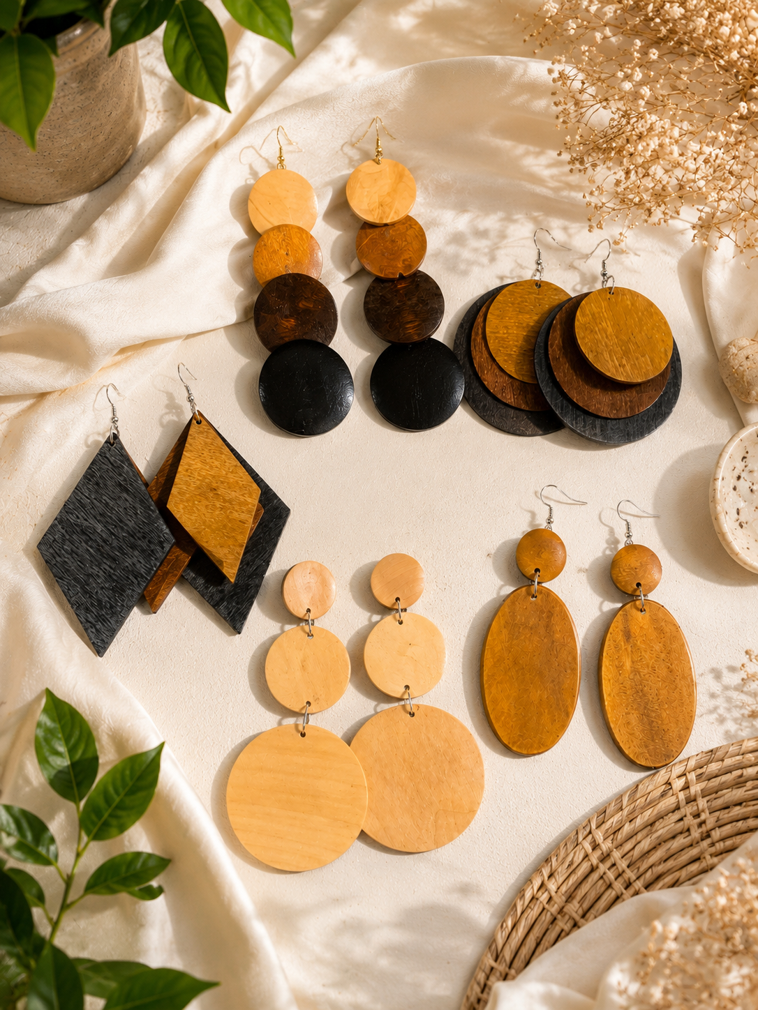 Wooden Earring