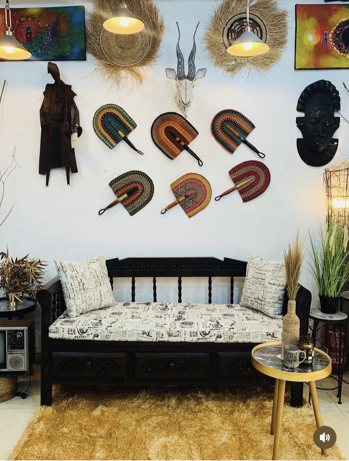 Senegalese Heritage Hand Fan