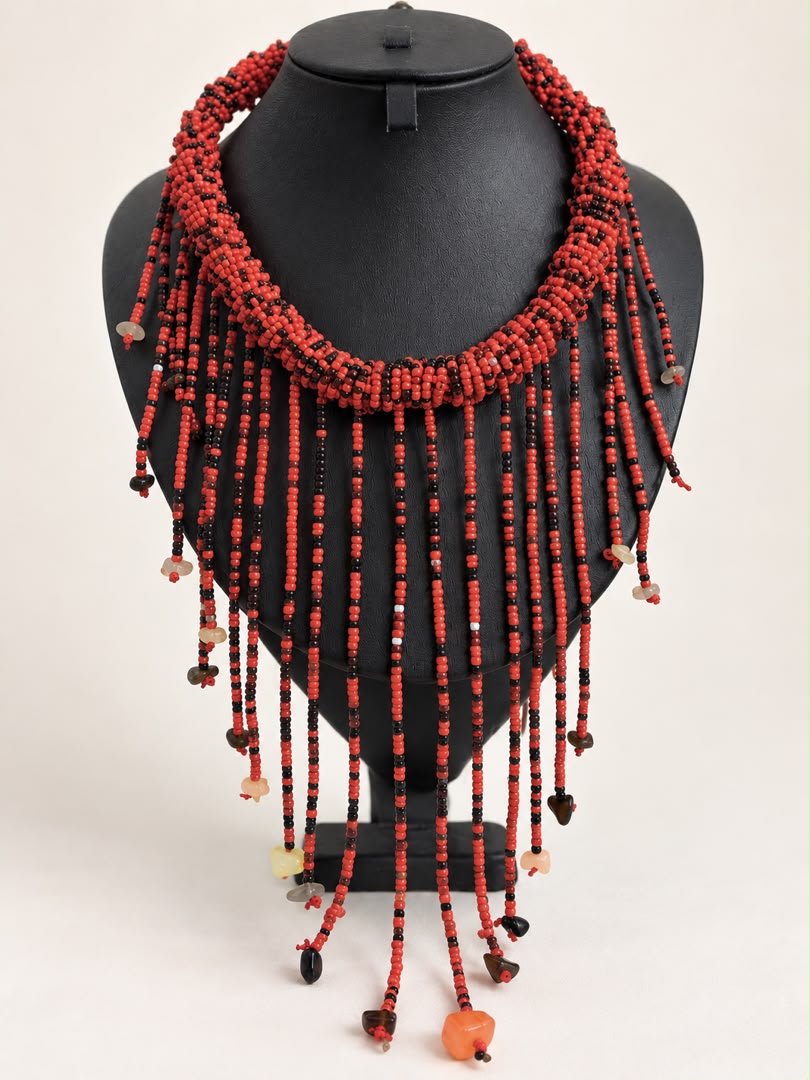 Ember & Earth Beaded Necklace