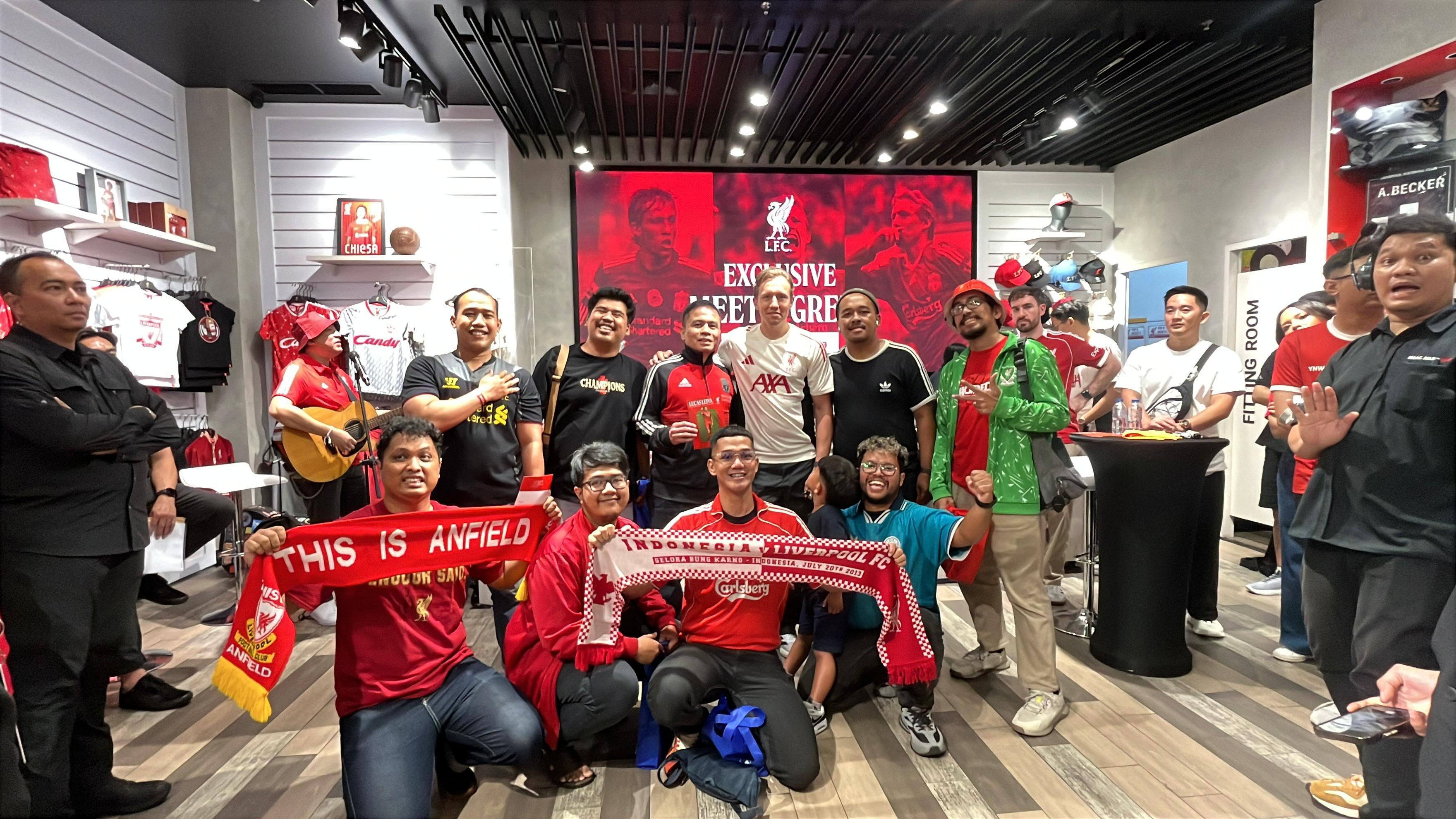 Exclusive Meet and Greet with Lucas Leiva LFC Retail Indonesia 2025
