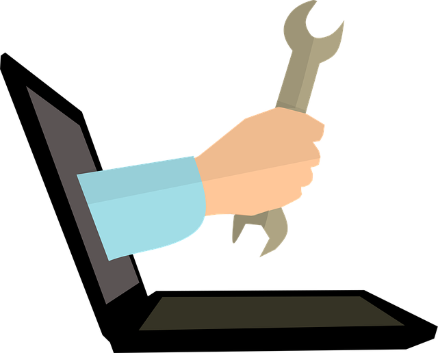 다양한 종류의 렌치와 소켓들이 정돈된 모습