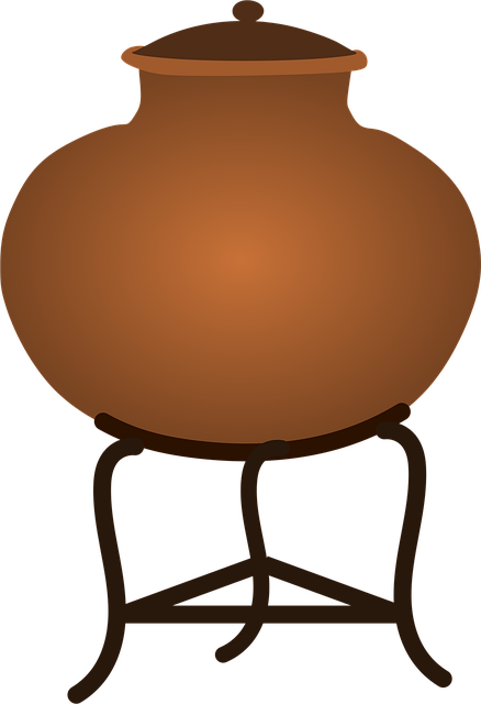 냄비 뚜껑 스탠드 이미지