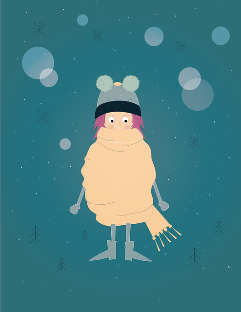 겨울 목도리 다양한 스타일