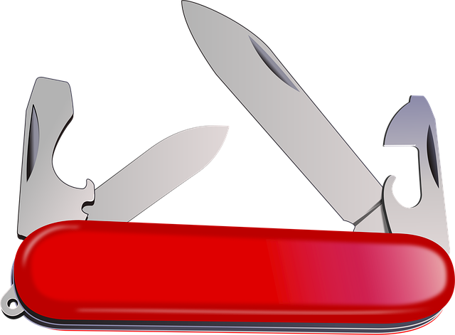 멀티툴 칼날 교체를 위한 도구 이미지