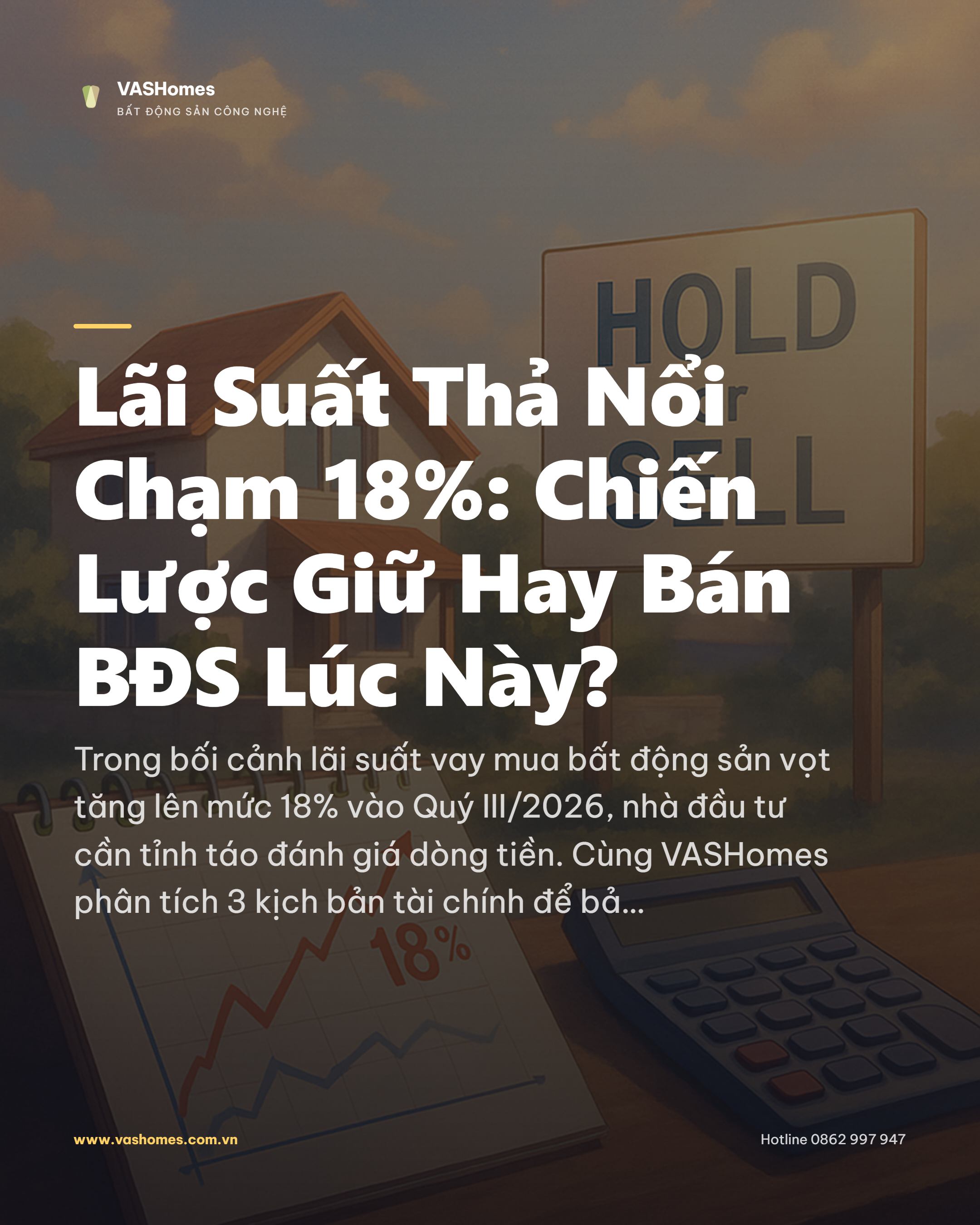 Lãi Suất Thả Nổi Chạm 18%: Chiến Lược Giữ Hay Bán BĐS Lúc Này?