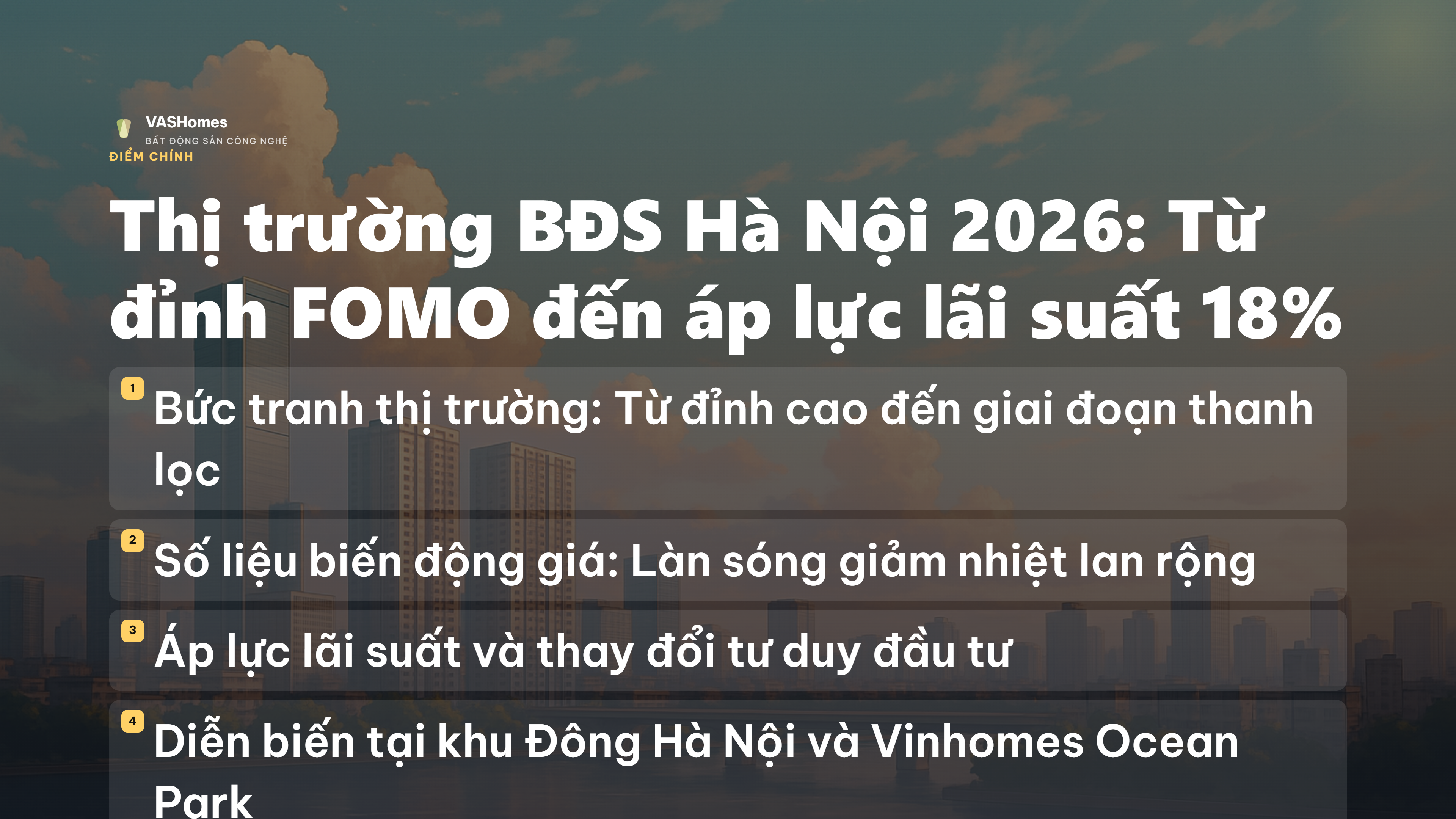 Bức tranh thị trường: Từ đỉnh cao đến giai đoạn thanh lọc