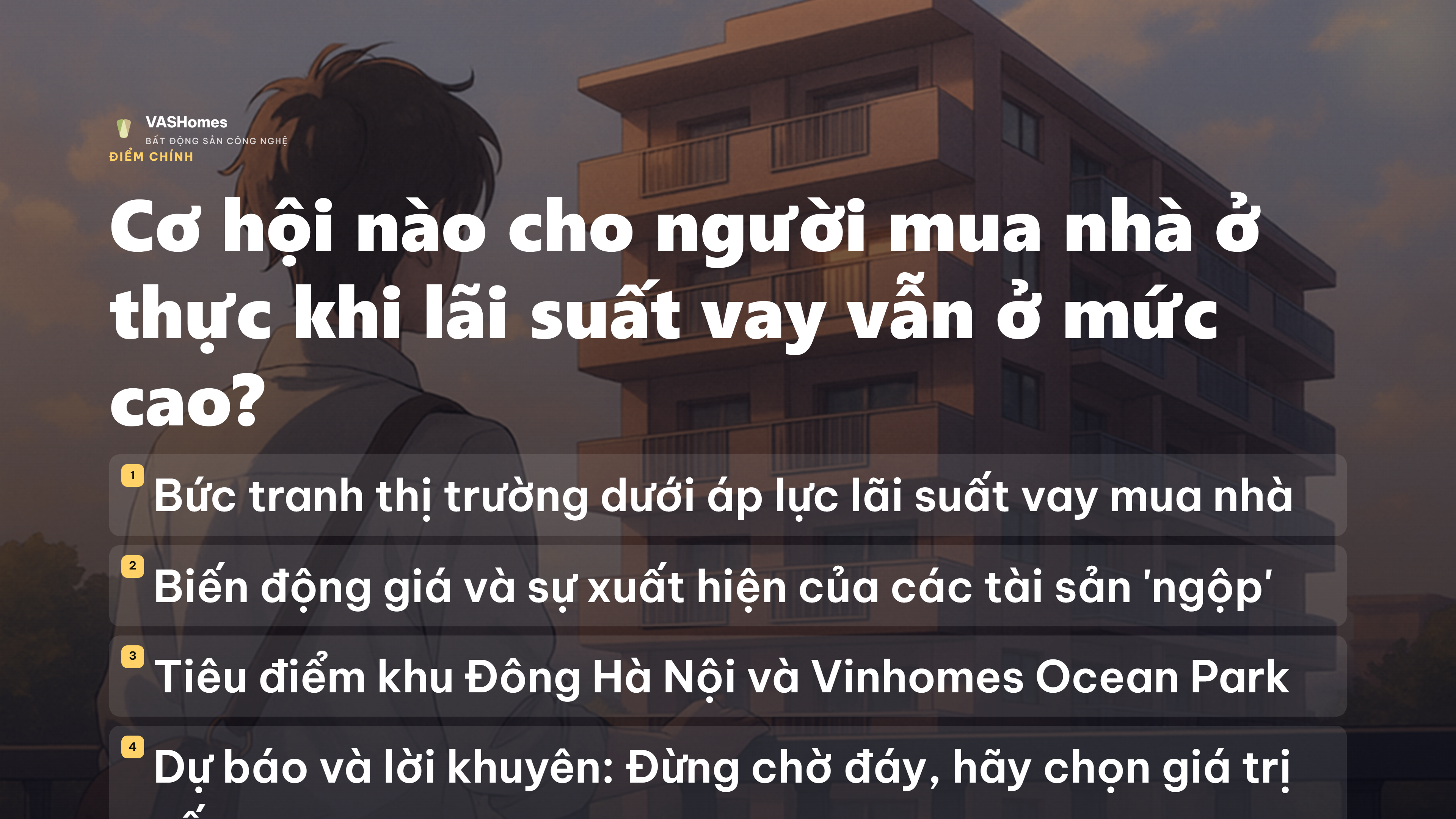 Bức tranh thị trường dưới áp lực lãi suất vay mua nhà