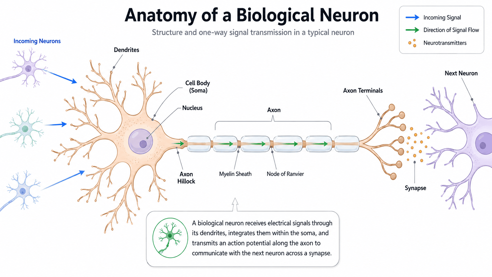 Anatomy of a Biological Neuron