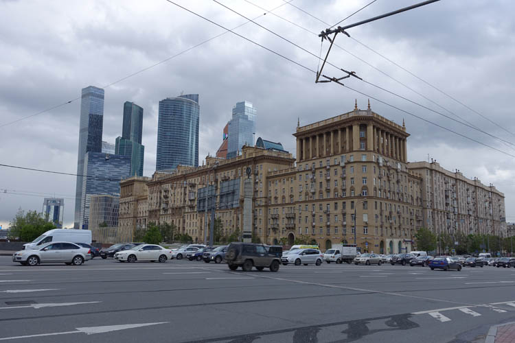 Kutuzovsky Avenue and Moscow city district