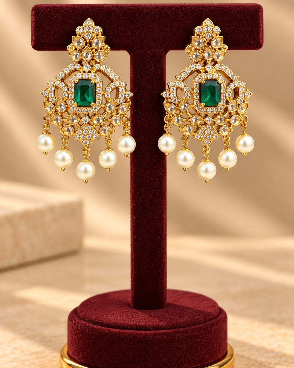 Traditional gold finish jewellery - photo 2