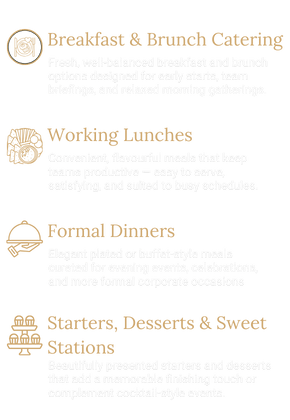 Excellere Website Meal Options text