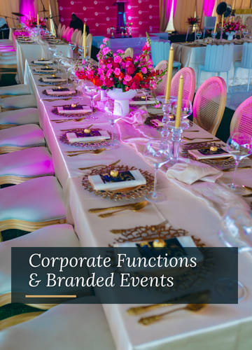 Excellere Website Corporate functions & branded events