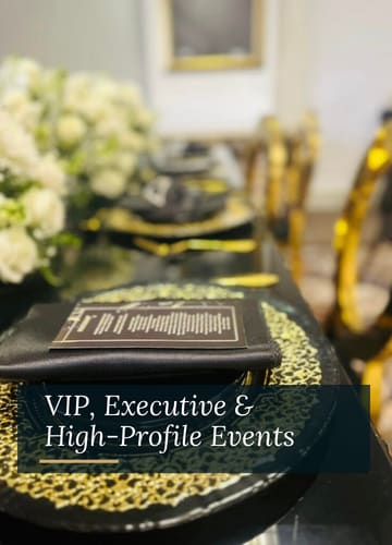 VIP, executive & high-profile events Decor