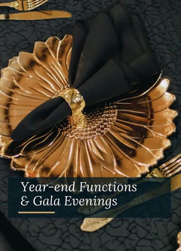 Year-end functions & gala evenings décor