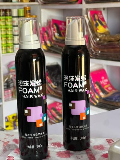 Hair foam wax