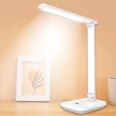 Foldable Desk Reading Lamp with 3 Shades of Light
