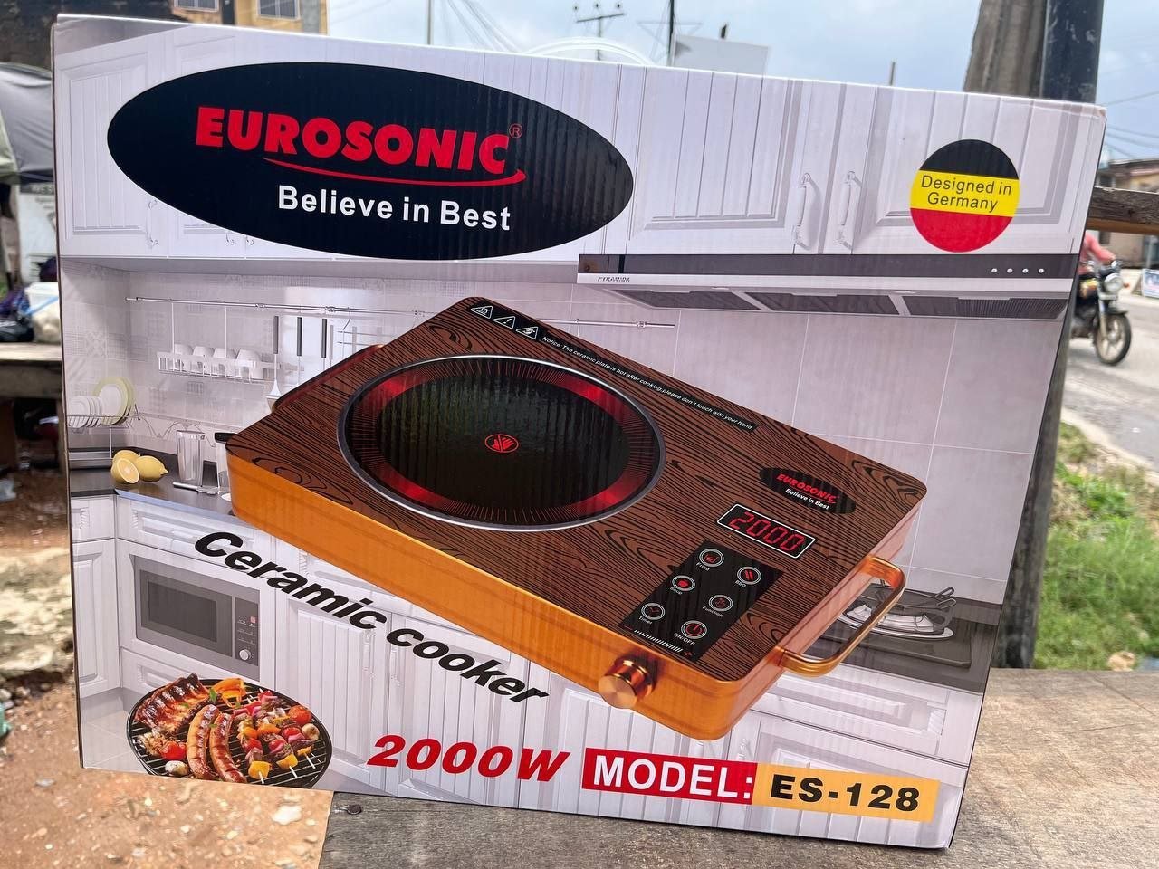 Es128…German infrared single hot plate