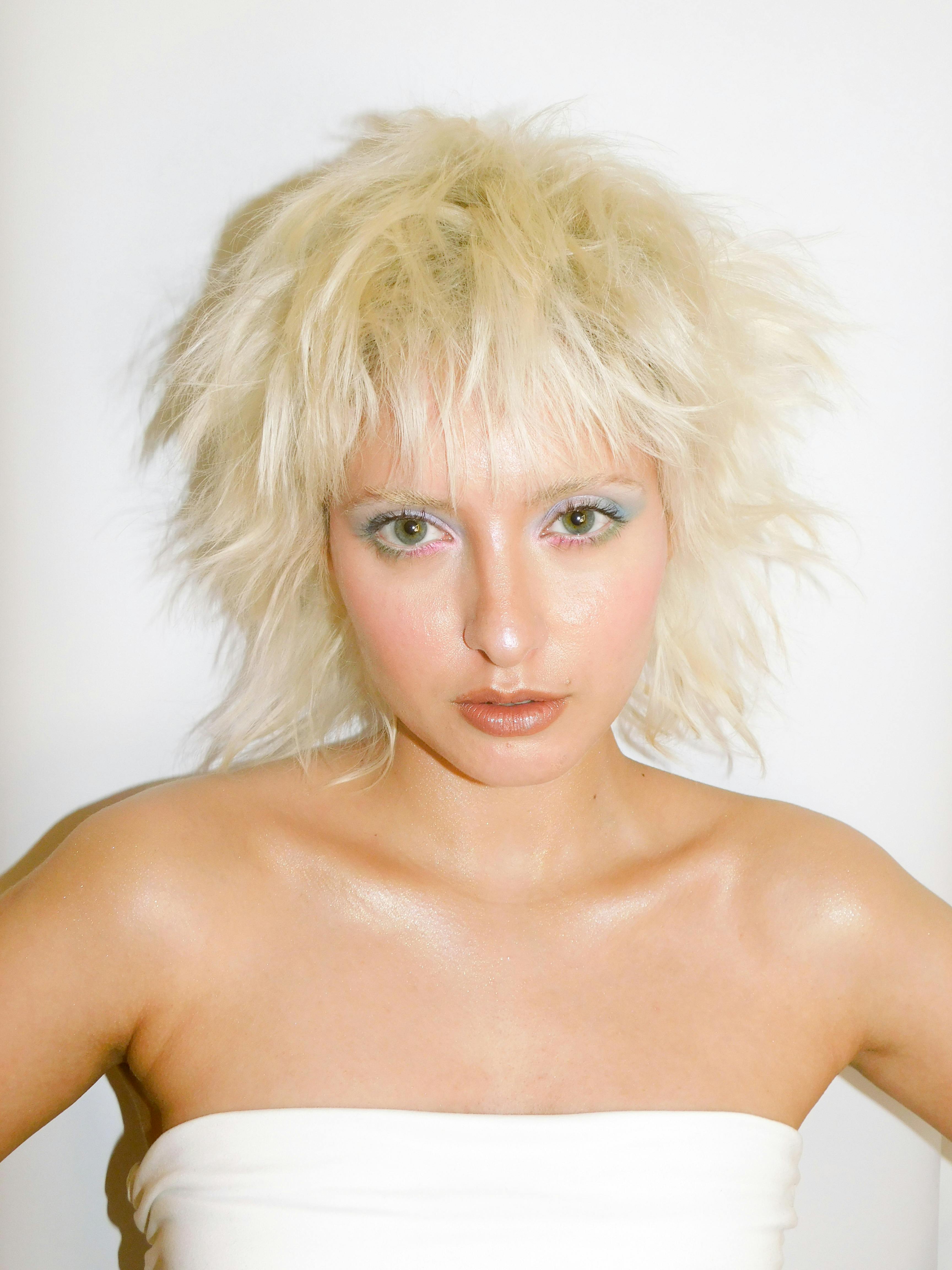 Hair frizzy at roots but straight at ends