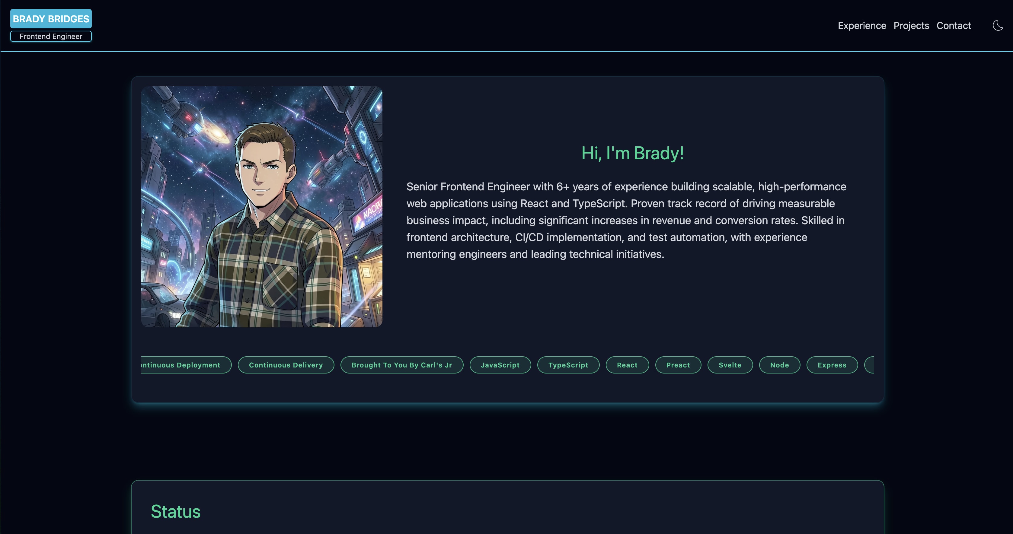 Portfolio project preview