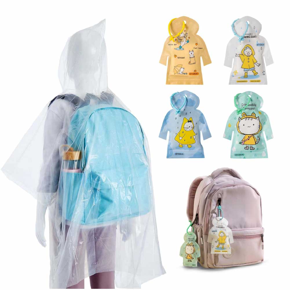 Disposable Rain Ponchos - Main Image