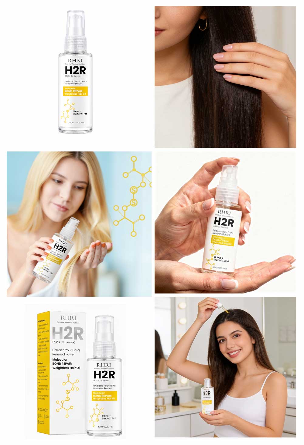 Rida Hair Research Institute Ghost Oil - before