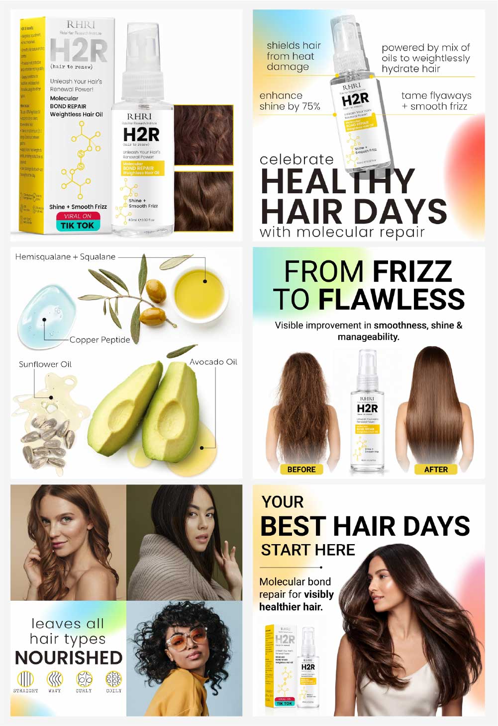 Rida Hair Research Institute Ghost Oil - after