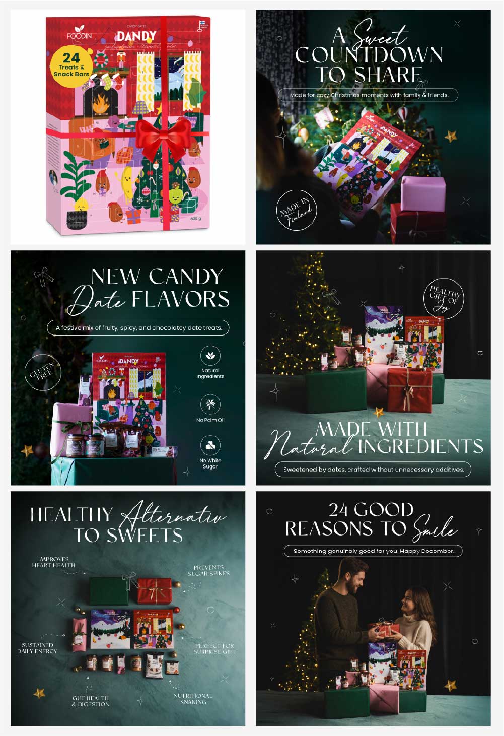 Christmas Calendar Candy Dates - after