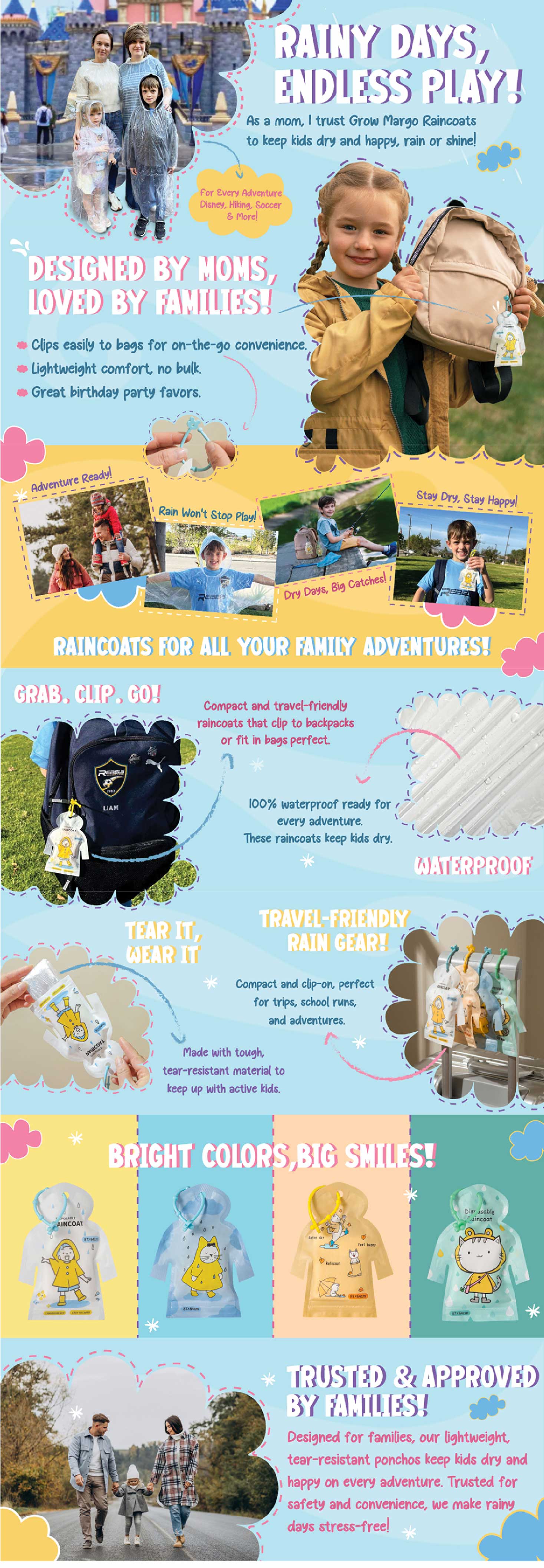 Disposable Rain Ponchos A+ - full A+ page export