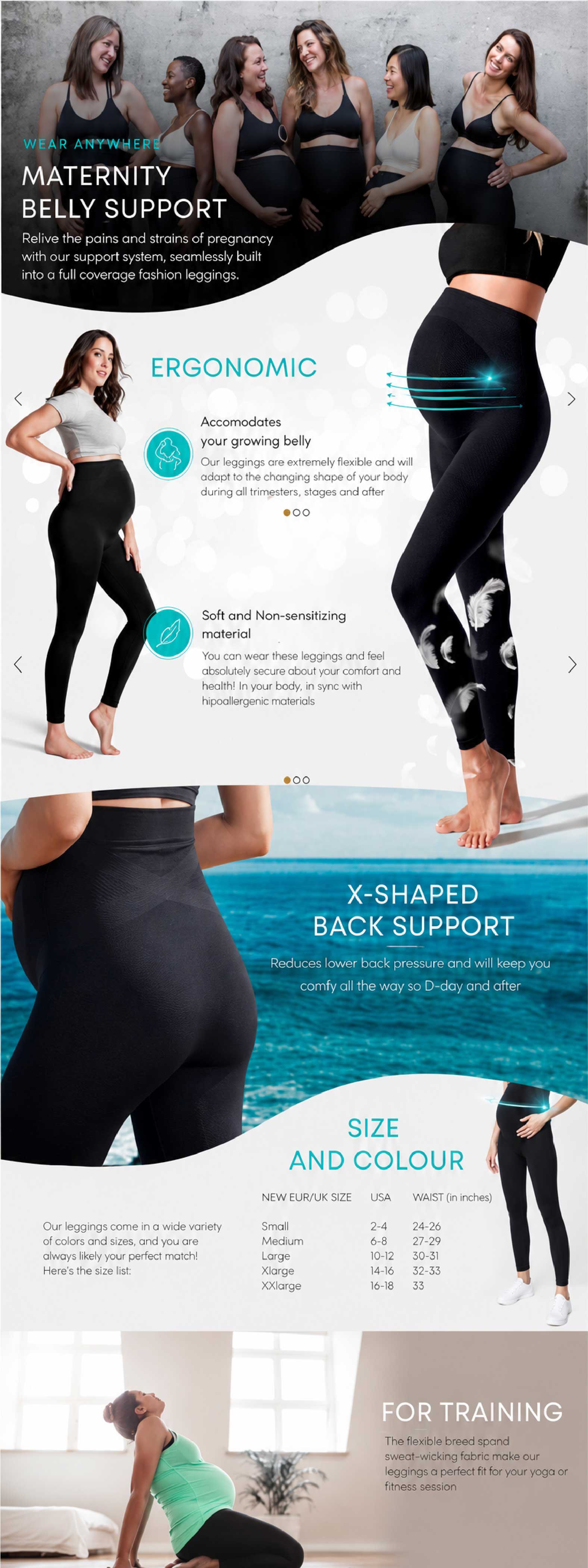 Maternity Belly Support A+ - full A+ page export