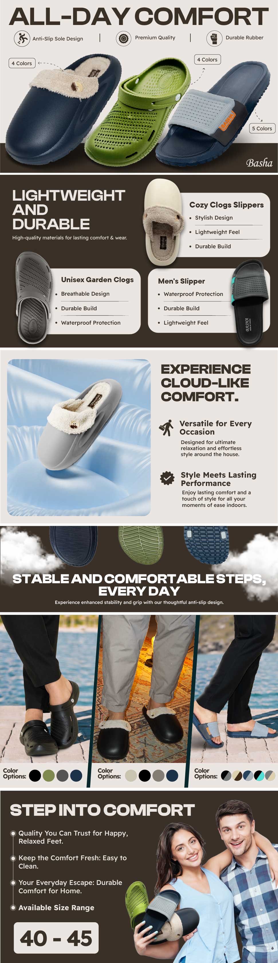 Everyday Slippers Standard A+ - full A+ page export