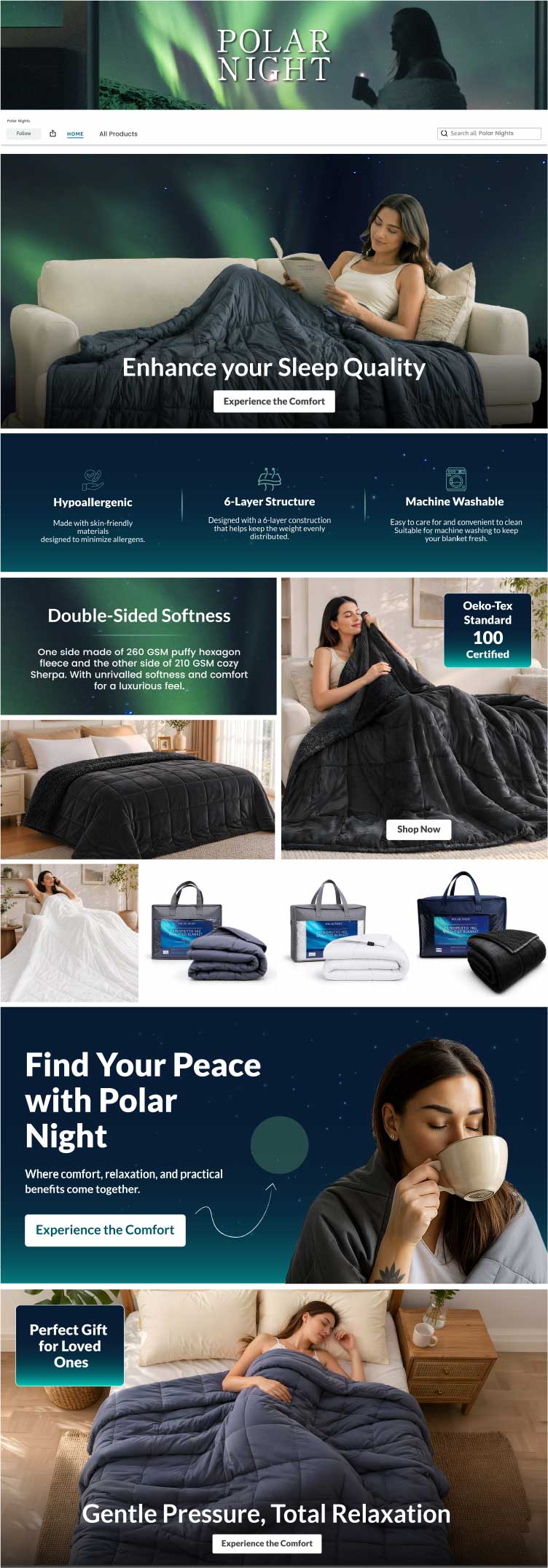 Polar Night Blankets - full brand store