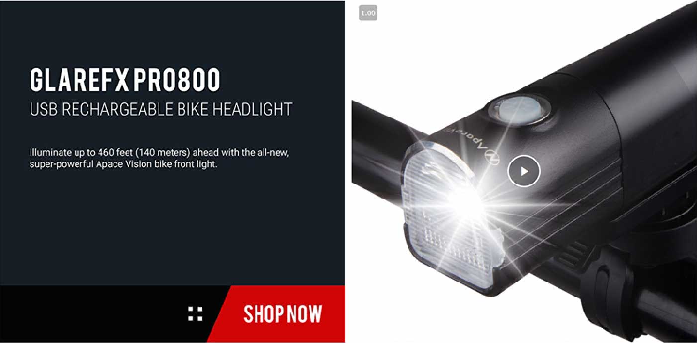 Front Bike Light Spotlight