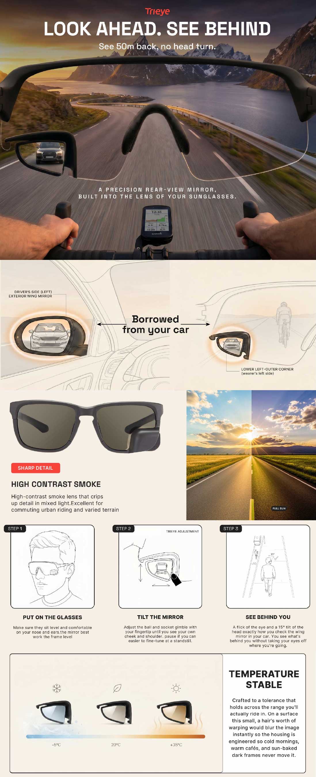 New Sharp Cycling Glasses A+ - after