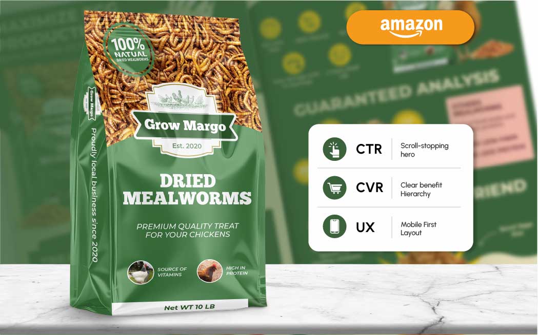 Growmargo Meal Worms A+