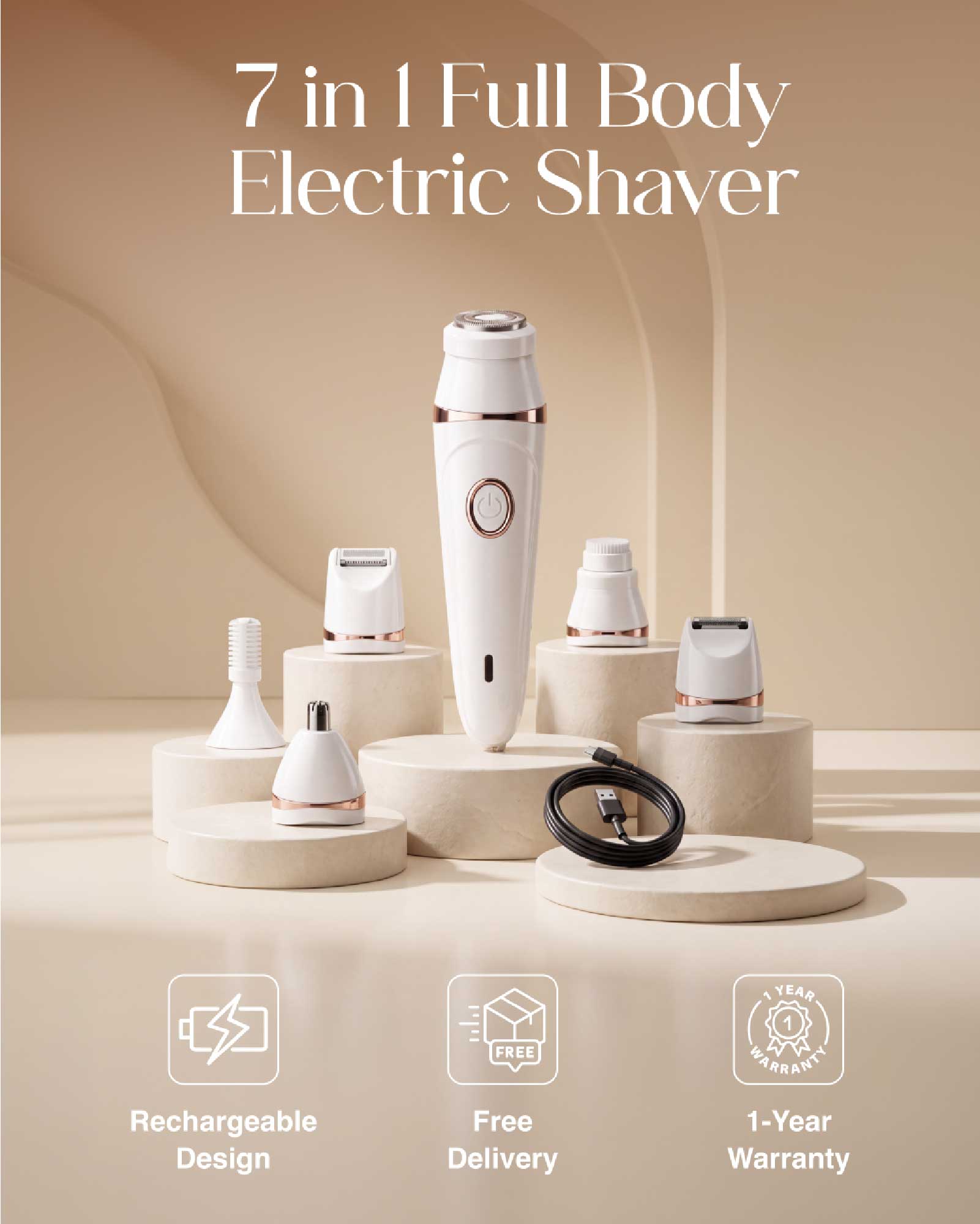 7-in-1 Body Shaver - design 7