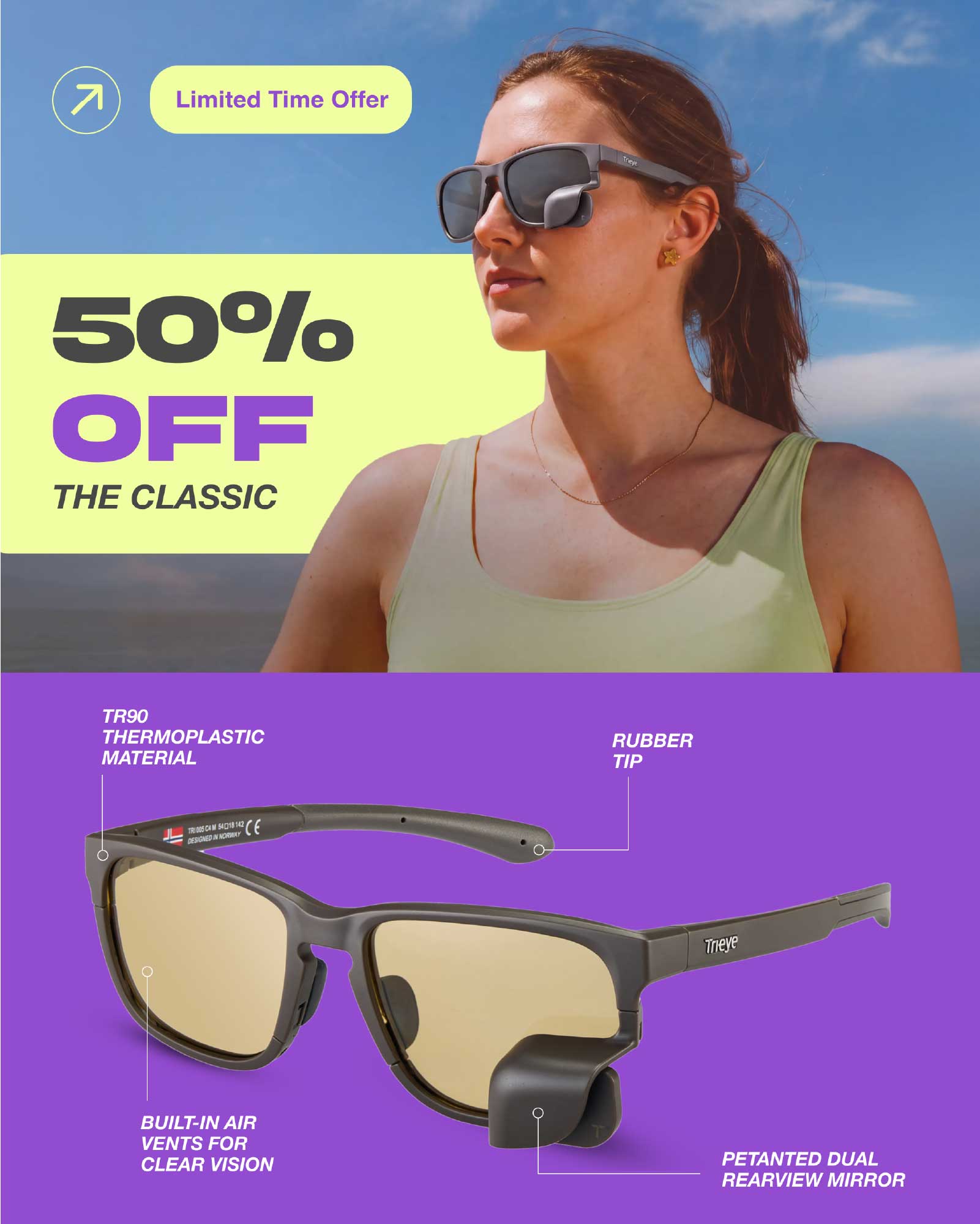 TriEye Classic Glasses - design 10