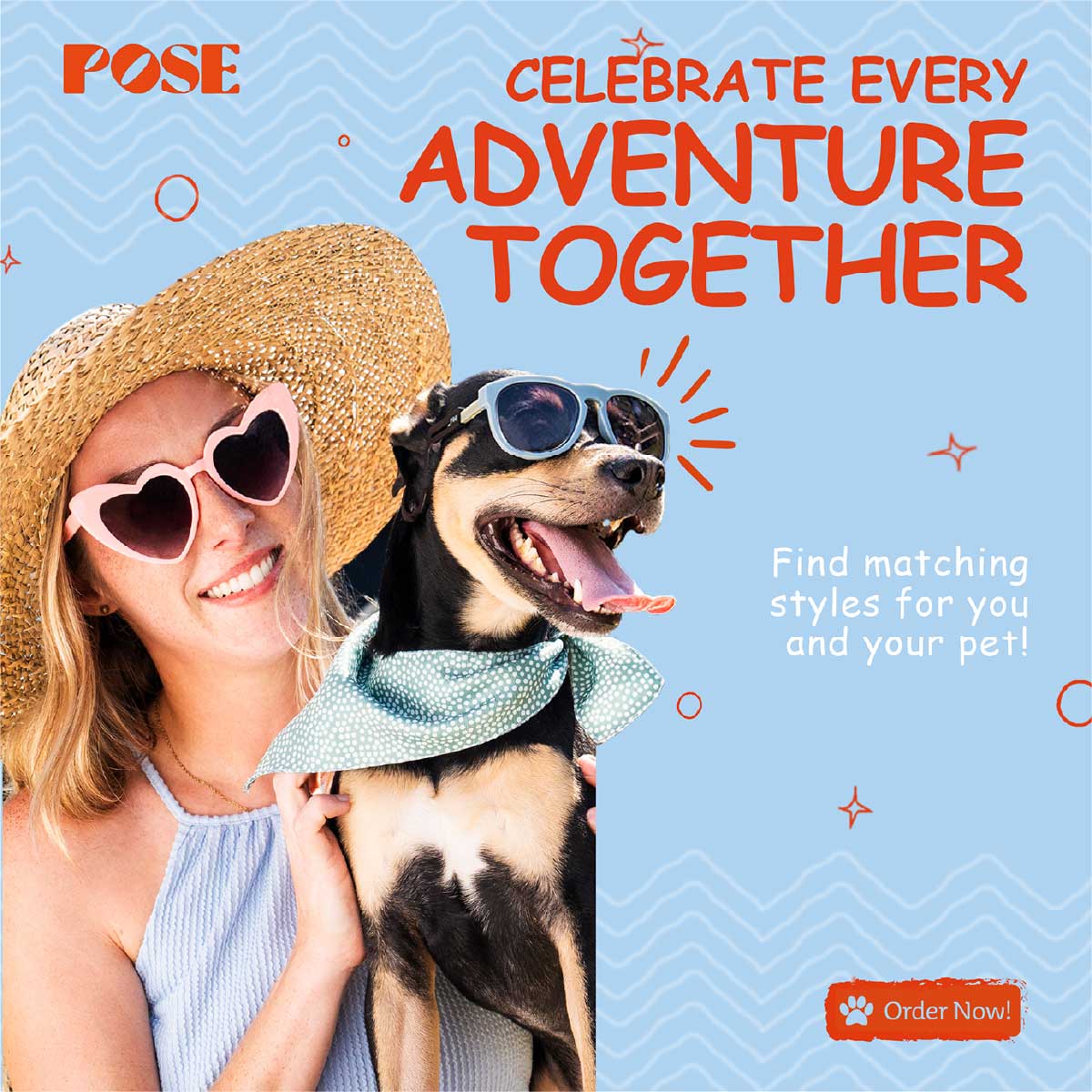 Pose Pet Dogs Sunglasses - design 10