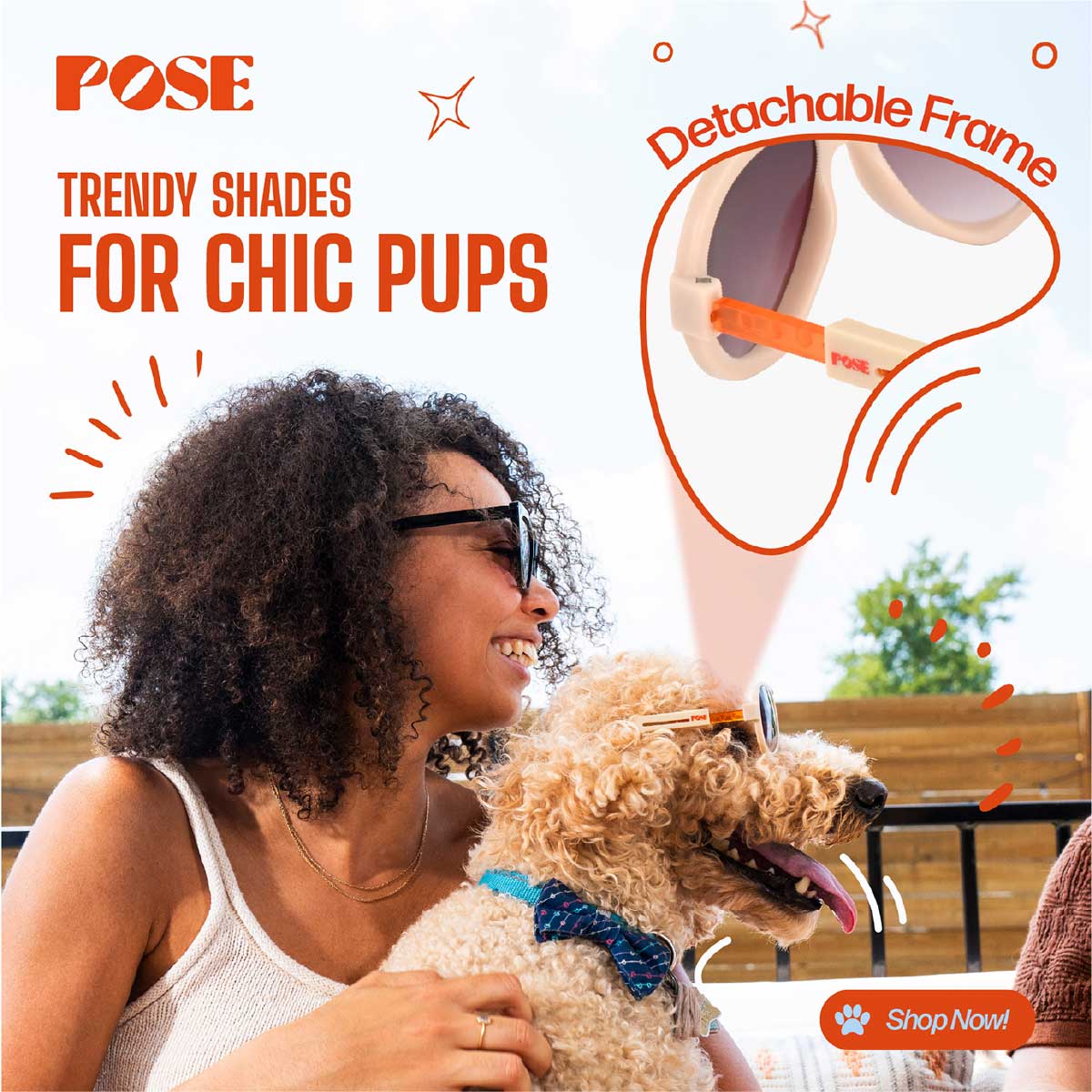 Pose Pet Dogs Sunglasses - design 5