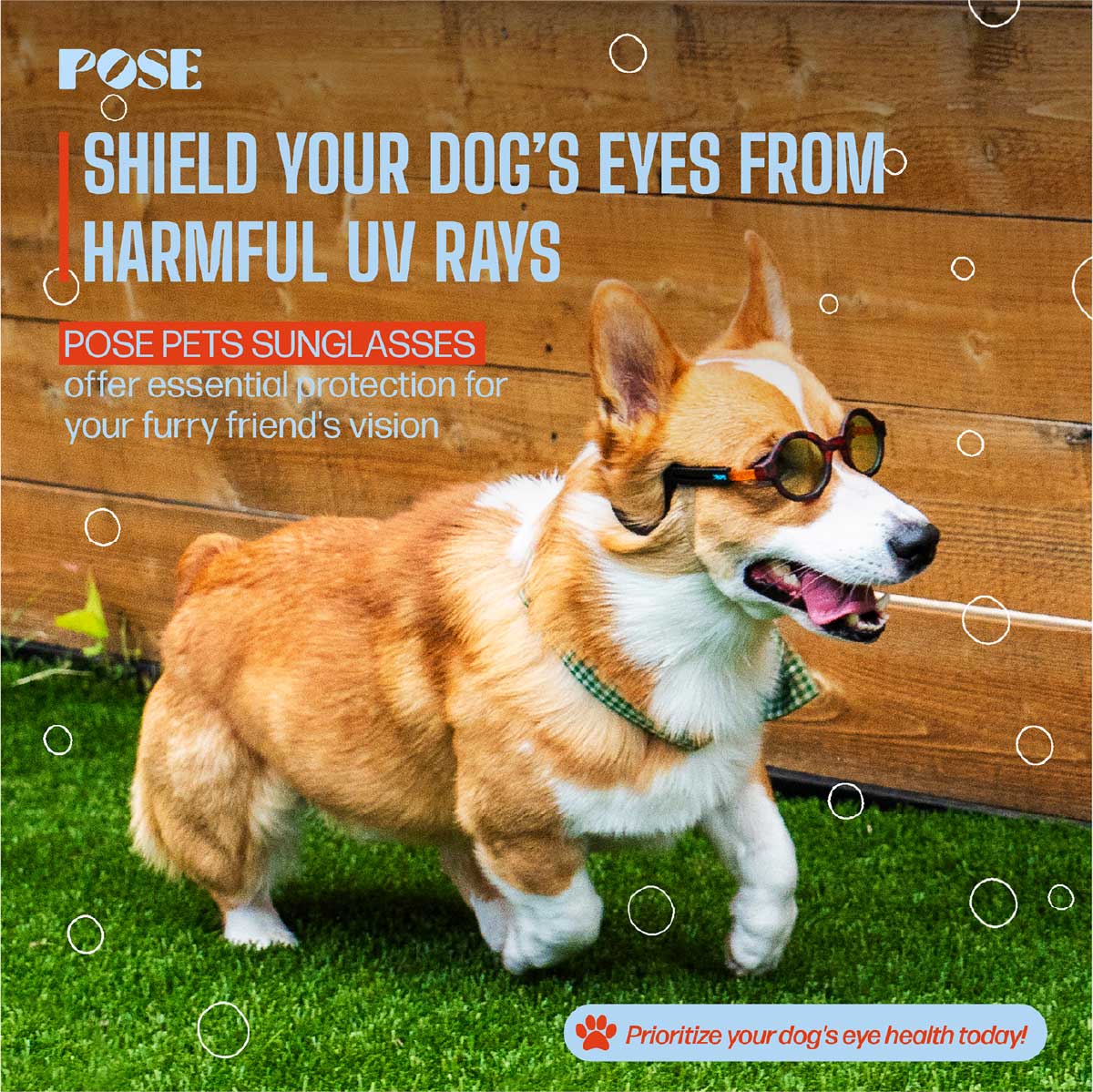 Pose Pet Dogs Sunglasses - design 8
