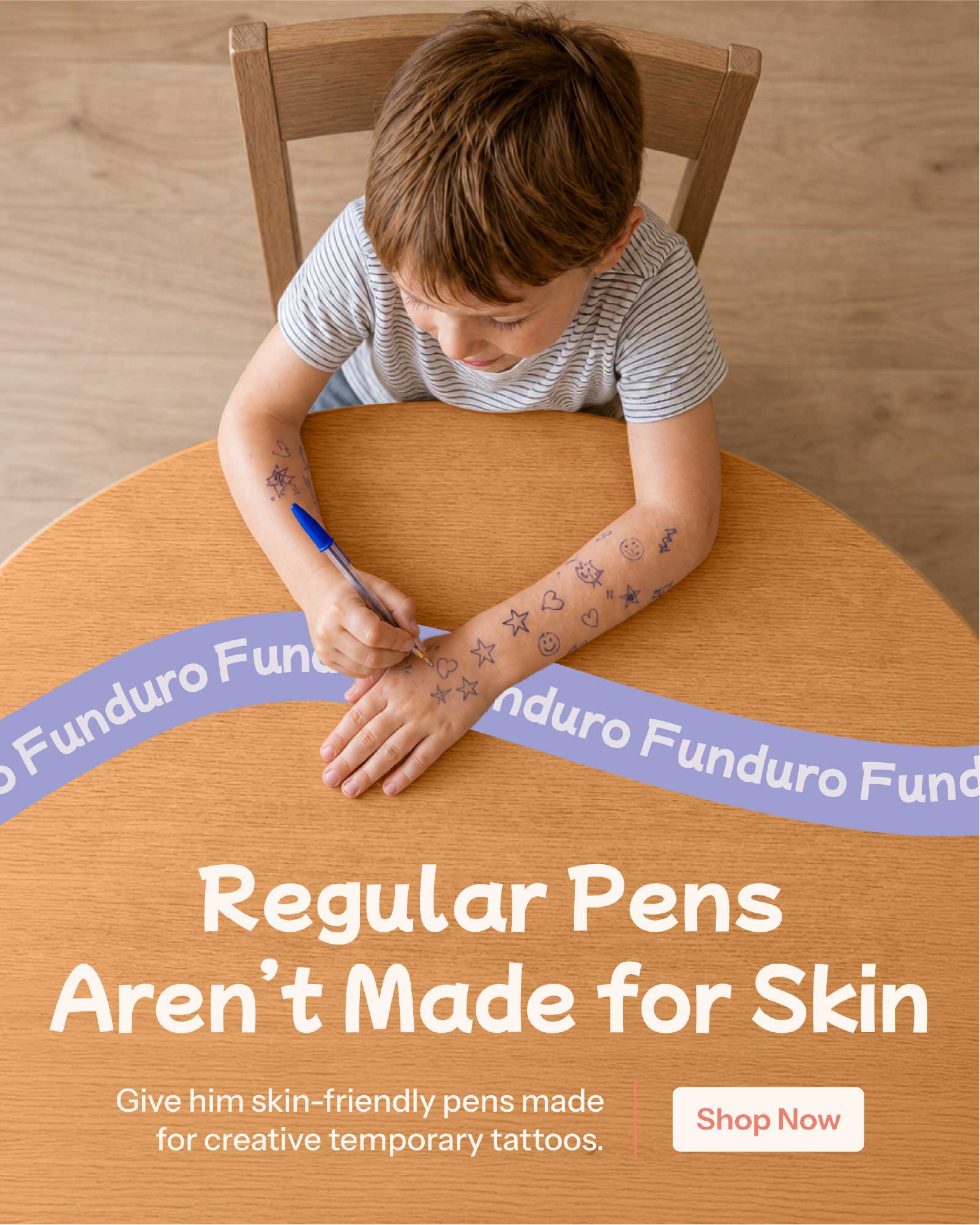 Children's Tattoo Pens - design 3