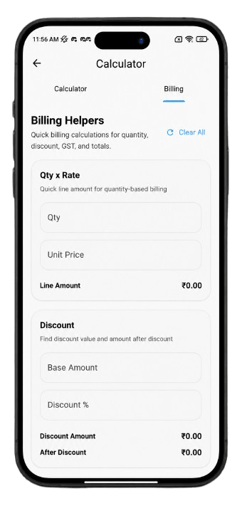 Smart Billing Helpers Mockup