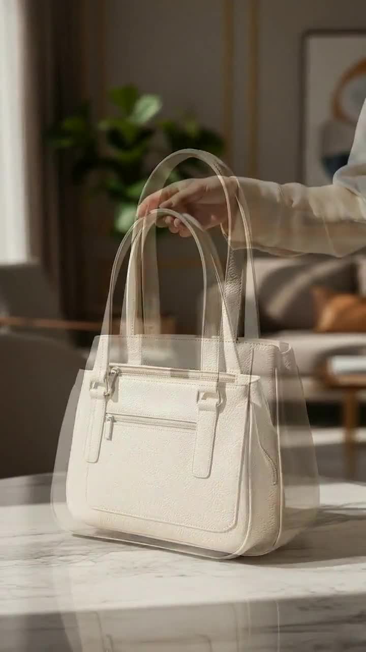 Bolsa De Mano Camel Para Mujer Roger 08736