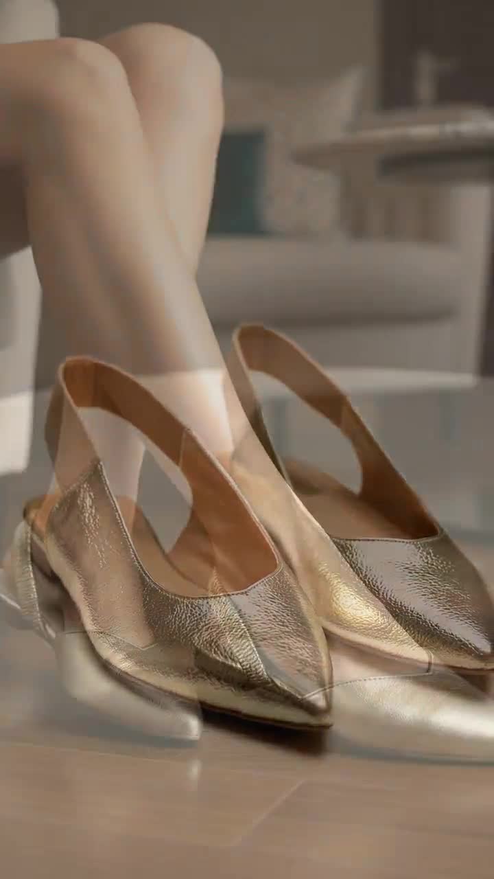 Zapato Mule Metalizado Para Mujer Beira Rio 08129