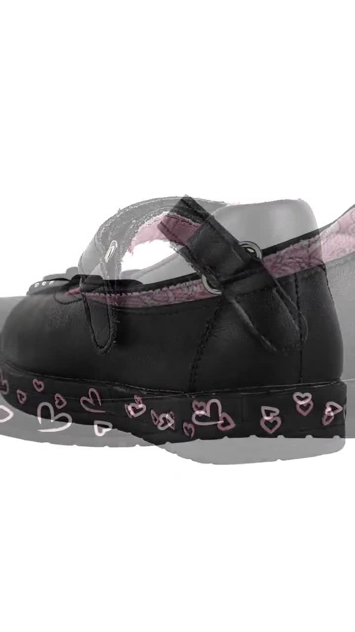 Zapato Casual Corazón M Jane Moño Para Niña Lucho 04915