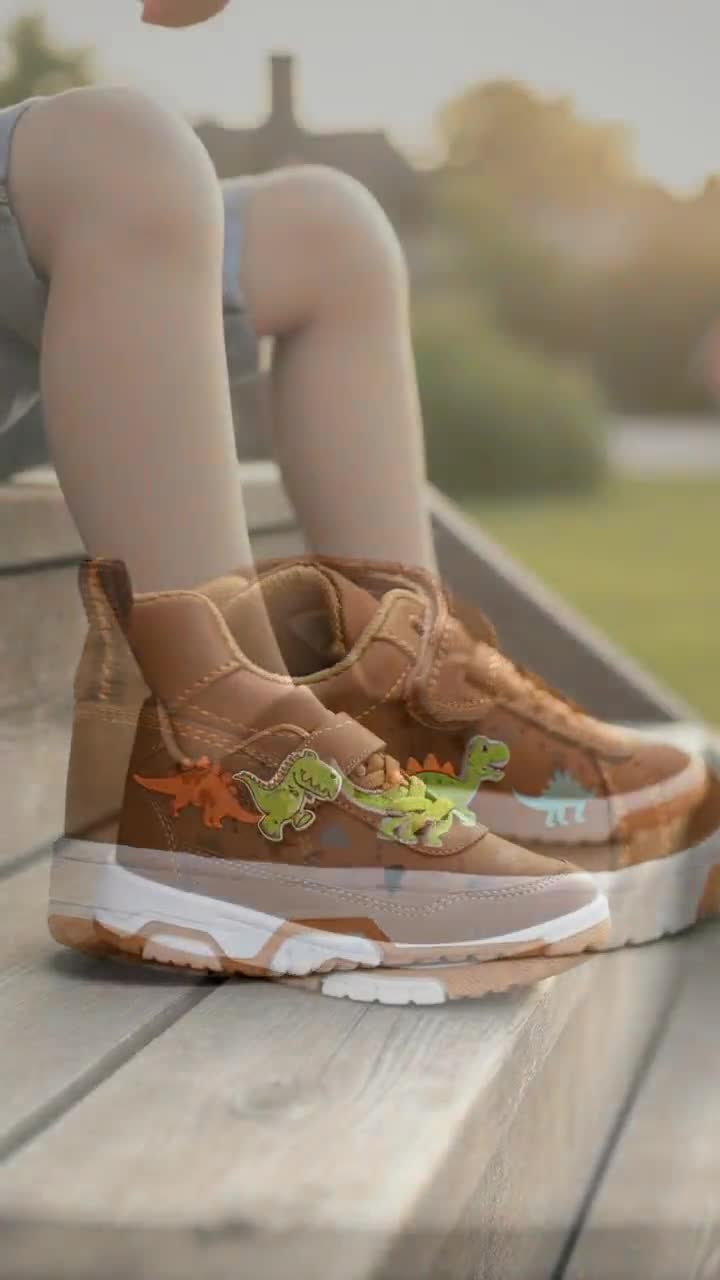 Tenis Happy Shoes Para Niño Rex Dinosaurio 09077